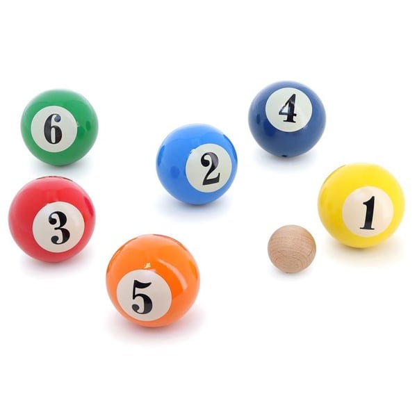 Pétanque-spel - VILAC - Biljardkulor (Ref. 4072) - Massivt trä - Diameter 6 cm - 100% tillverkat i Frankrike
