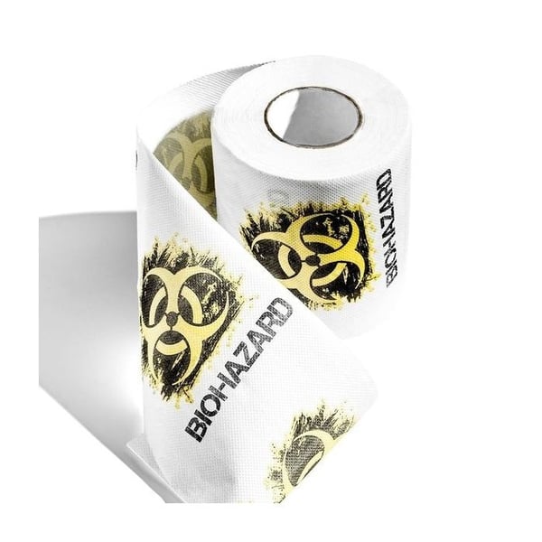 Toalettpappersrulle Biohazard toalettpapper