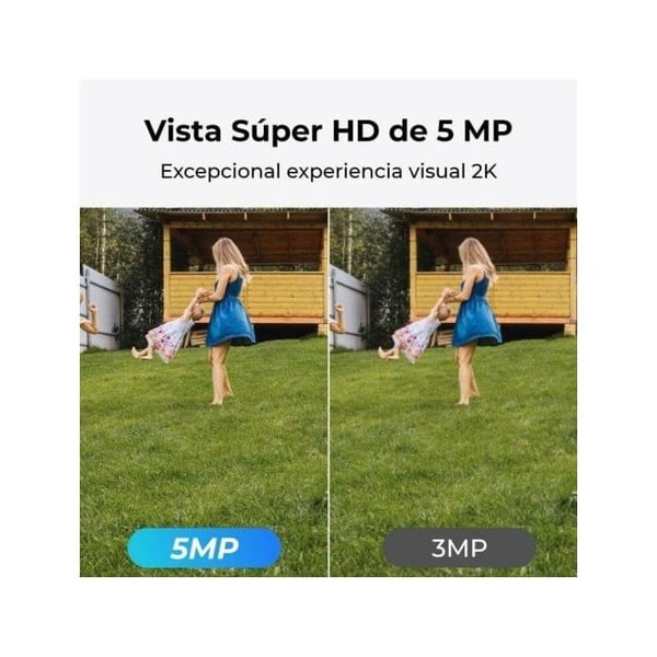 Reolink P324 PoE HD 2K+ 5MP Sikkerhedskamera med To-vejs Lyd IP67 Certificering Hvid