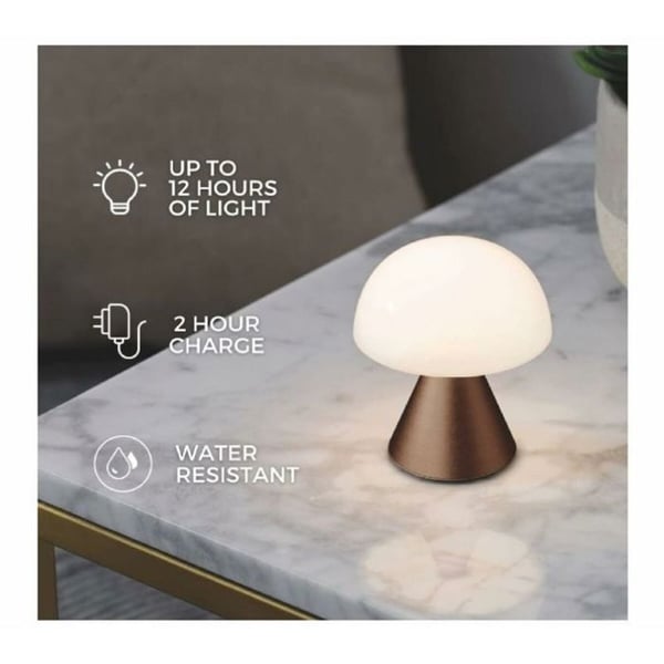 Skrivbordslampa - LEXON - LH60O1 - Uppladdningsbart batteri 12h - LED - Orange ABS
