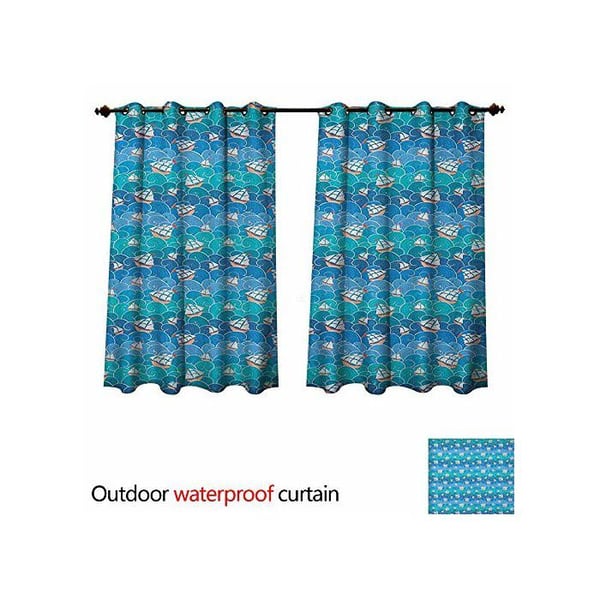 Rideau Nautique - Anshesix - Motif knut Marin - B55 x L45 - färg09