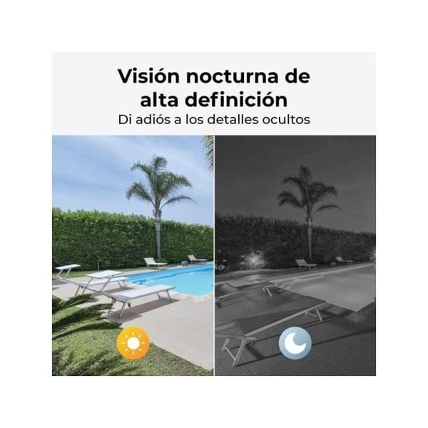 Reolink P324 PoE HD 2K+ 5MP Sikkerhedskamera med To-vejs Lyd IP67 Certificering Hvid