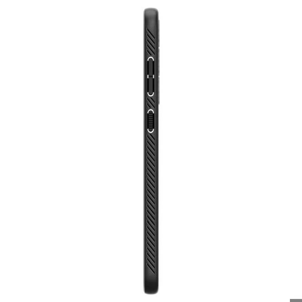 Beskyttelsesskal - Spigen - Liquid Air - Mat sort - Stødabsorberende - Kompatibel med Samsung Galaxy S23