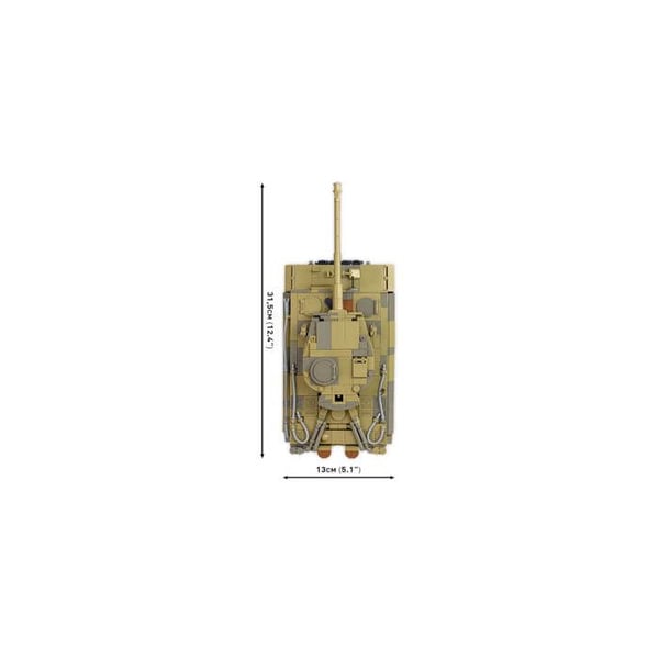 Modell - COBI - Panzer VI Tiger I nr '131' - 258 delar - Byggs själv - Grå/Grön