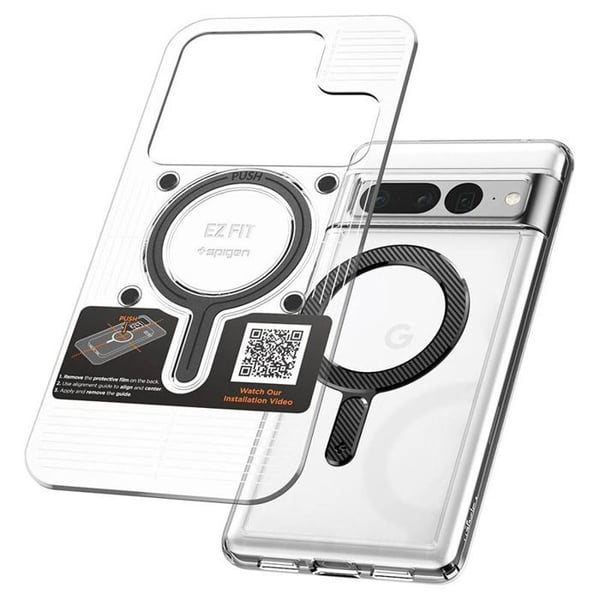 Smartphoneetui - Spigen - OneTap Ring - Magnetisk ring - Kulstof - Universel