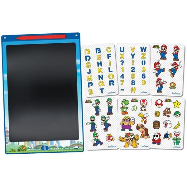 E-teckningsplatta e-ink - 28 cm - Flerfärgad - Super Mario mallar - Tryckkänslig skärm - Ultra-tunn