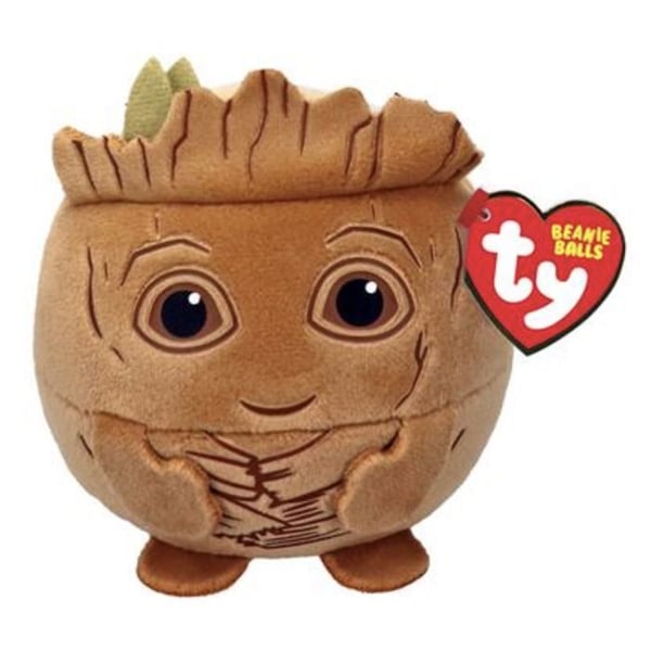 Small Marvel Puffies - Groot - TY - Spelfigur - Brun