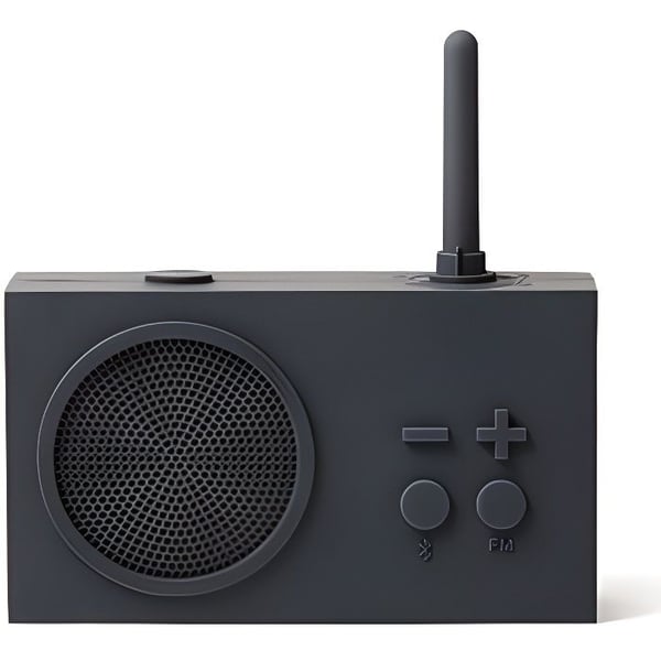 FM-radio och Bluetooth-högtalare - Lexon - Tykho 3 - Mörkgrå - Bluetooth 5.0 - Trådlös