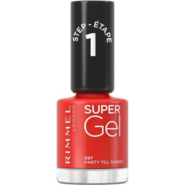 Nagellack - RIMMEL LONDON - Party Till Sunset - 12 Ml - Röd - Unisex