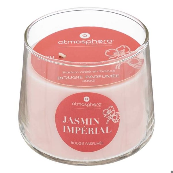 Doftljus "Izor" i glas 300g jasmin imperium - Atmosphera Inredningsskapare