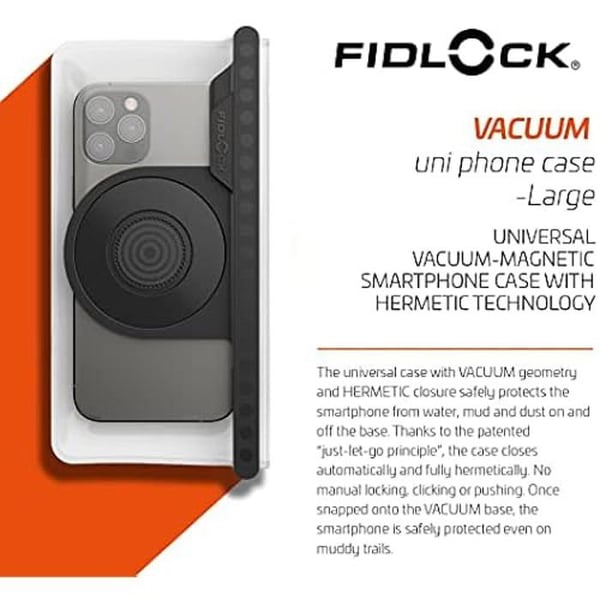 Telefonfodral - FIDLOCK - Modell L - 100% vattentät - 360° rotation - Magnetisk