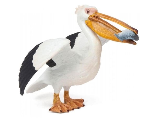 Pelikanfigur - PAPO - Pelikanmodell - Vit - Blandat - Barn