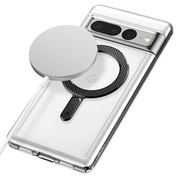 Smartphoneetui - Spigen - OneTap Ring - Magnetisk ring - Kulstof - Universel