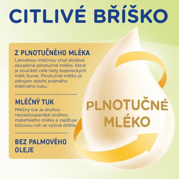 Sunar Sensitive 3 barnmjölk, 500 g