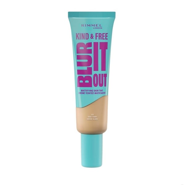 RIMMEL PERFECTEUR DE TEINT MATIFIANT KIND & FREE TRUE IVORY 103 Ljus elfenben 30 ml