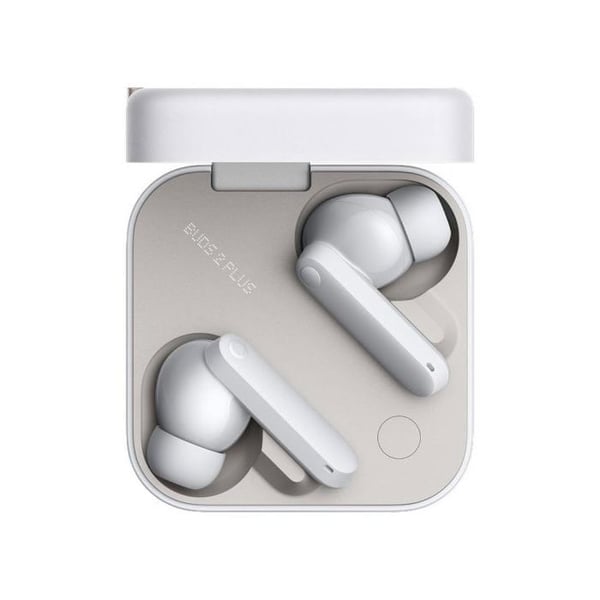 Inga CMF Buds 2 Plus Bluetooth Hi-Res LDAC hörlurar med hybrid brusreducering Grå