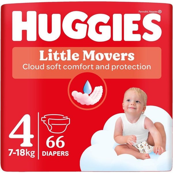 HUGGIES Little Movers Mega 4 (66 st)