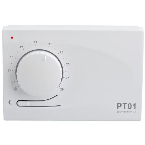 Kabeltermostat - ELEKTROBOCK - PT01 - Analog - 230V - Inställning 1°C