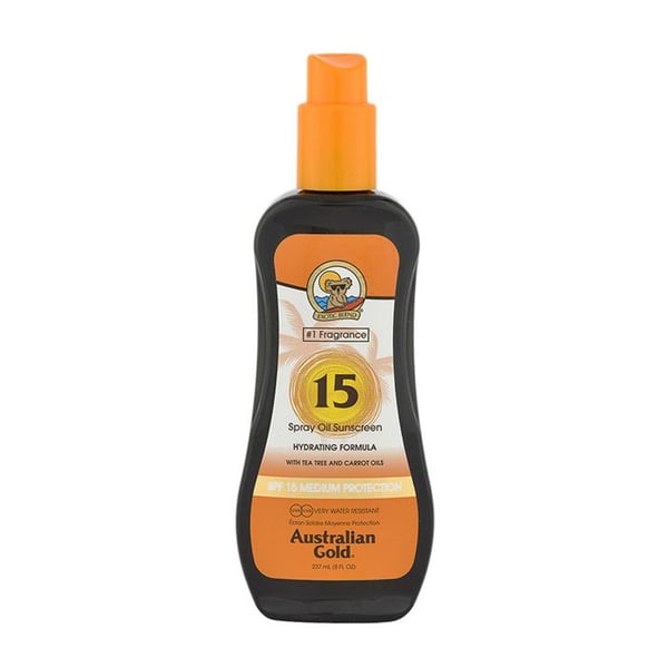 Sprayolja - Australian Gold - SPF 15 - 237 ml - UVA/UVB-skydd - Hudhydrering