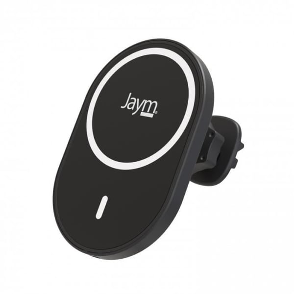 Stöd för Magnetisk Bil - Jaym - MagSafe 15W - 2 Fästen - Induktiv Laddning - Svart