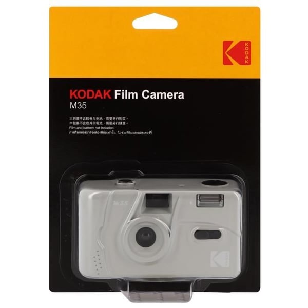 Filmkamera - KODAK - M35 - Farve MARBLE GRÅ - Genopladeligt - 35mm