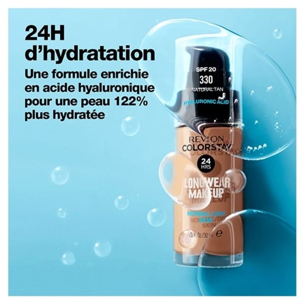 Foundation - REVLON - Colorstay - N°330 Natural Tan - 30ml - Torr hud - SPF inkluderad
