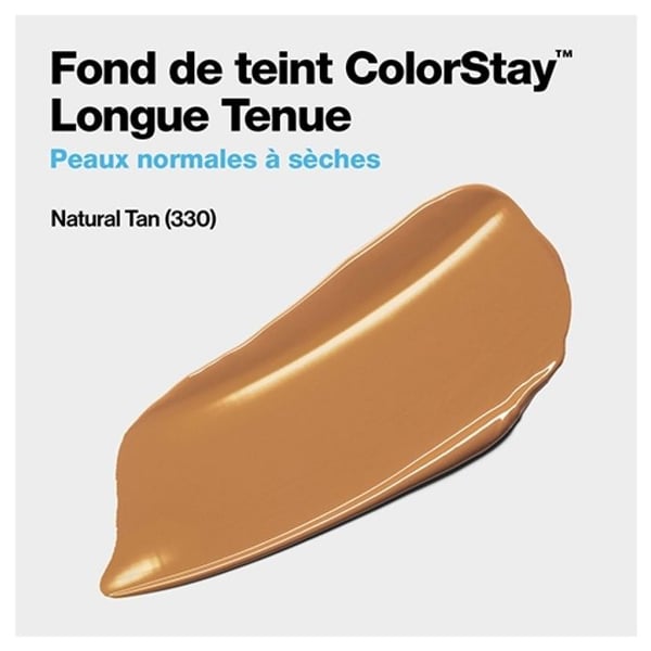 Foundation - REVLON - Colorstay - N°330 Natural Tan - 30ml - Torr hud - SPF inkluderad