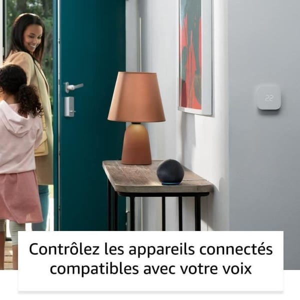 Röstassistent - AMAZON - ECHO DOT (5:e gen.) - Inbyggd Alexa - Vit