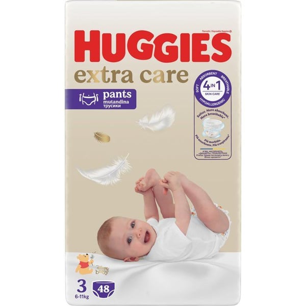 Pantalonger HUGGIES Extra Care stl. 3 (48 st)