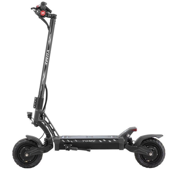 Yume Hawk Elektrisk Scooter Til Voksne, Motor 1200 W X 2, Batteri 60 V 22,5 Ah, Dæk 10 Tommer, Sammenfoldelig