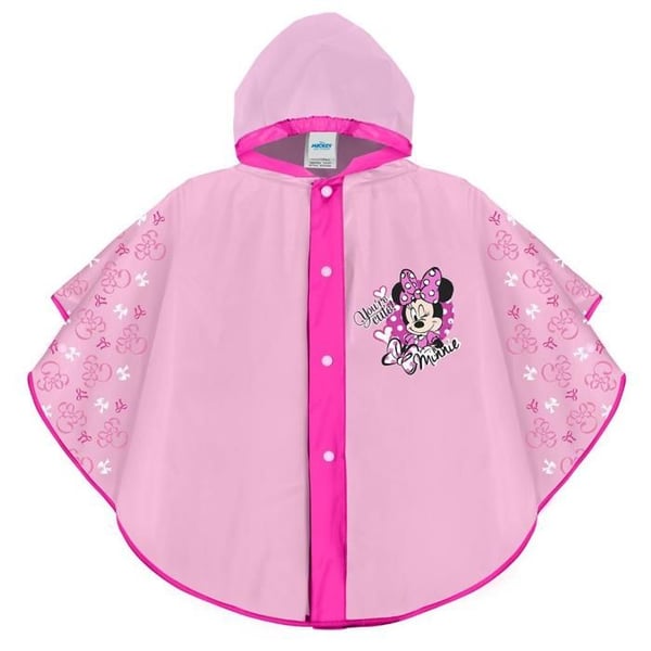 Vattentät poncho Minnie Mouse Perletti, one size 3-6 år