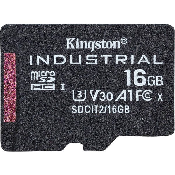 Micro SD-minneskort - KINGSTON - 16 GB - Klass 10 - Svart - Kompatibel med alla enheter