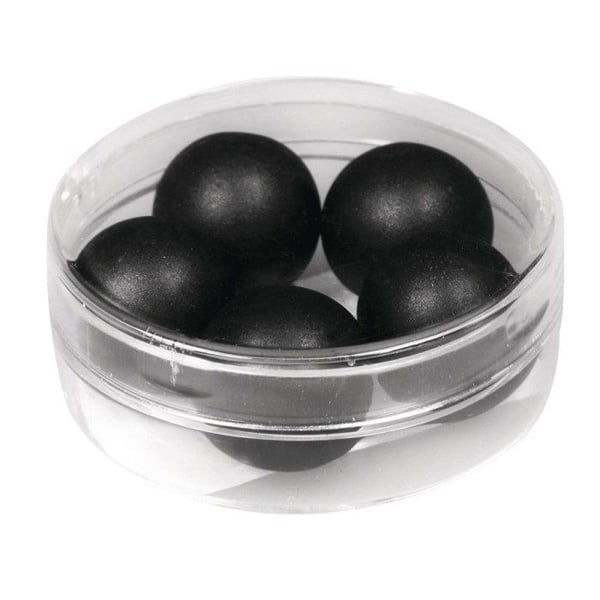 Rayher - Satinpärla SilkBead ø 14mm Svart 5 stycken