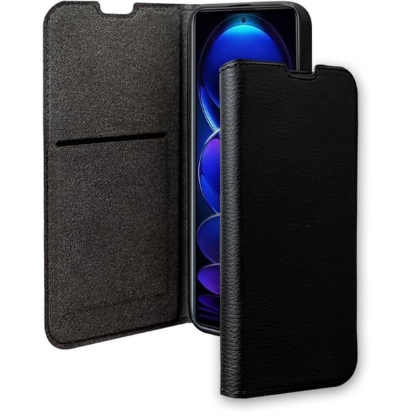 Folio Wallet - Bigben - Redmi Note 12 Pro+ - Svart - 65% Återvunnen plast - Semi-hård skal