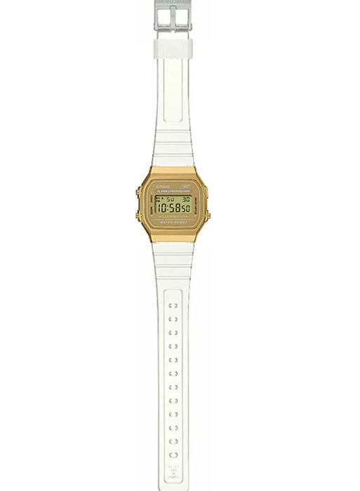 Ur - Casio - A168XESG-9AEF - 36,3 mm - Guld - Digital - Vintage