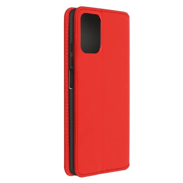 Housse - Xiaomi - Redmi Note 10 / Note 10s - Ekologisk läder - Röd - Videostöd