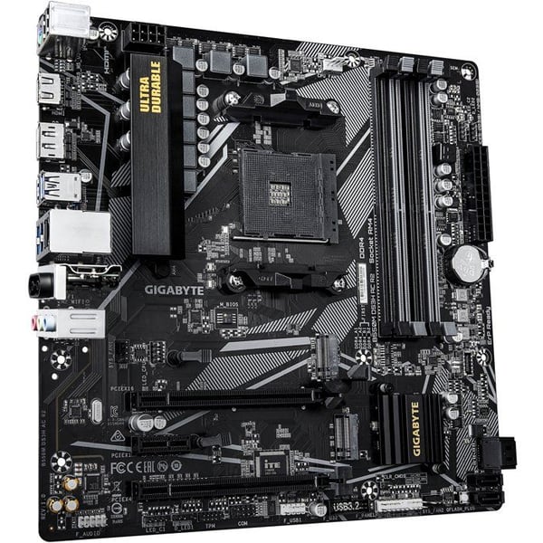 Emolevy - GIGABYTE - B550M DS3H AC R2 - Micro-ATX-muoto - AMD B550 - DDR4 & PCIe 4.0 - WiFi AC