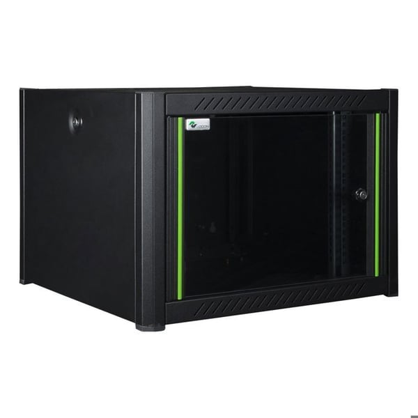 Rack de Wall - LANVIEW - RWP07U56BL - 7U - Tangentbordslås - Svart