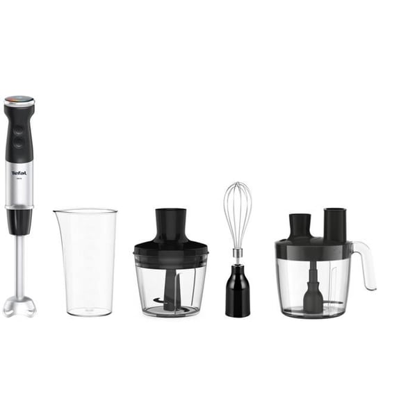 Mixerstav - Tefal - HB67G830 - 1000W - 5 i 1 - Svart/Rostfritt stål