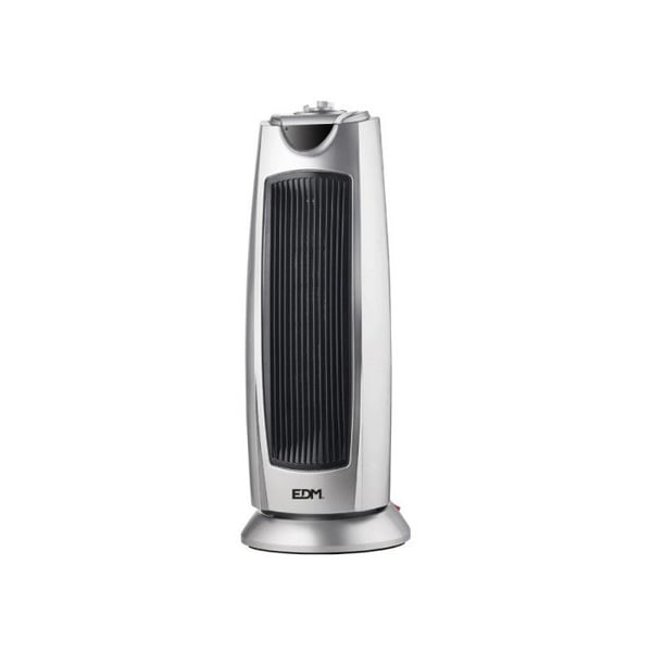 Keramisk radiator - EDM - Silver Tour - 2000W - Vertikal - Elektronisk termostat