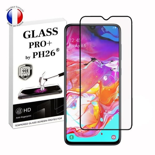 Skyddsfilm - PH26 - Samsung Galaxy A70 - Härdat glas - Ultra hållbart - Heltäckande skydd