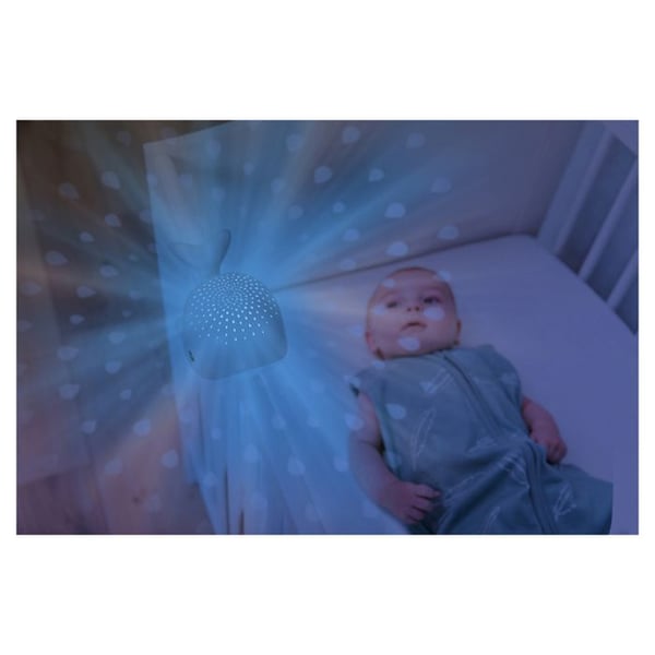 Nattlampor projektor - Zazu - WALLY - Blå - LED - För baby