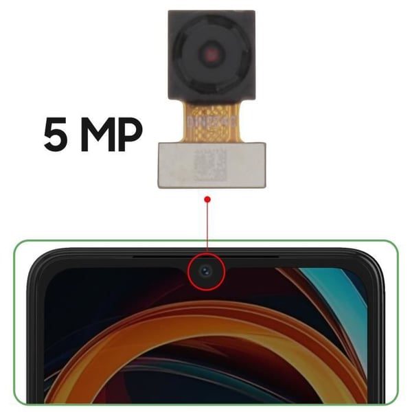 Frontkamera - RELIFE - Xiaomi Redmi A3 - 5MP Selfie Sensor - Svart