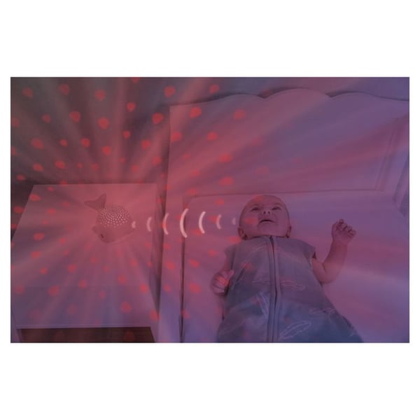 Nattlampor projektor - Zazu - WALLY - Blå - LED - För baby