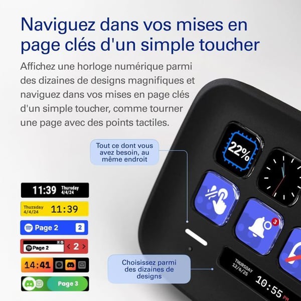Stream Deck Neo - ELGATO - 8 Tilpasselige Taster - Kompatibel med Mac/PC - Miljøvenlig - 2 Taster