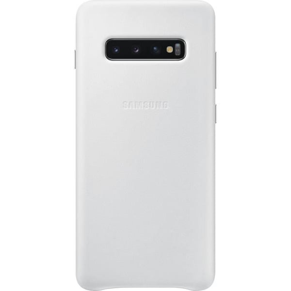 Samsung Läderfodral S10+ Vit