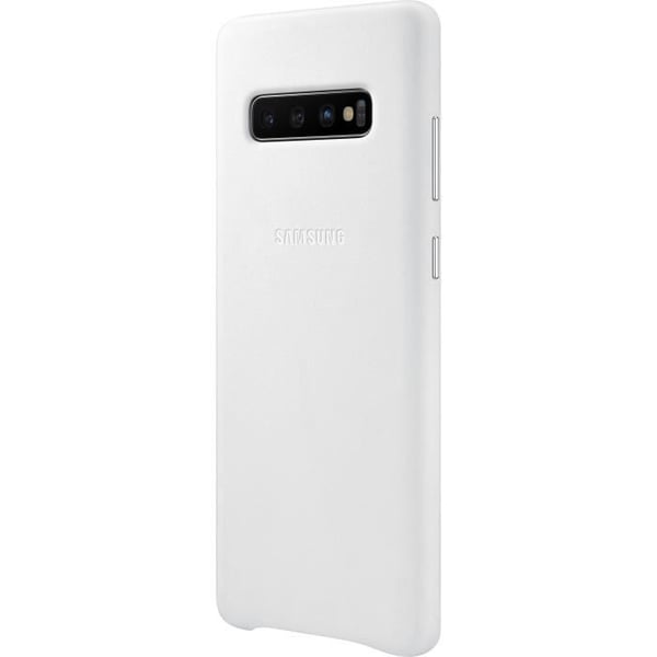 Samsung Läderfodral S10+ Vit