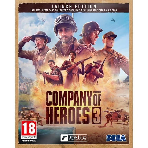 Videospel SEGA Company of Heroes 3 Launch Edition med metallfodral- USED