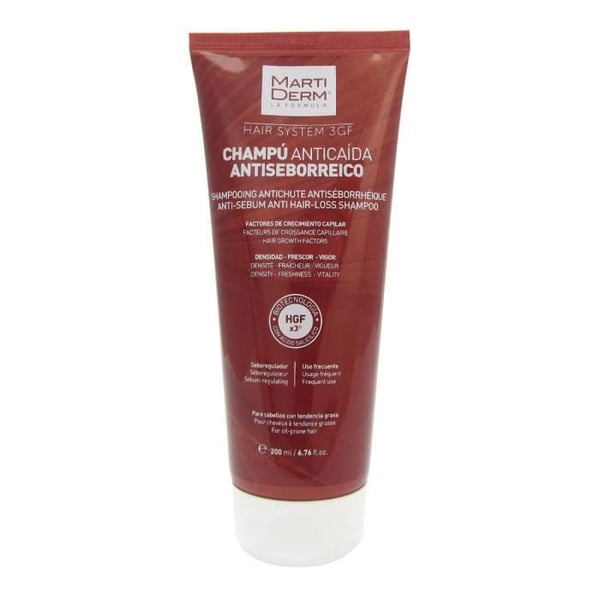 MARTIDERM - Hårsystem 3Gf Antihåravfall Schampo Antisebor 200 ml