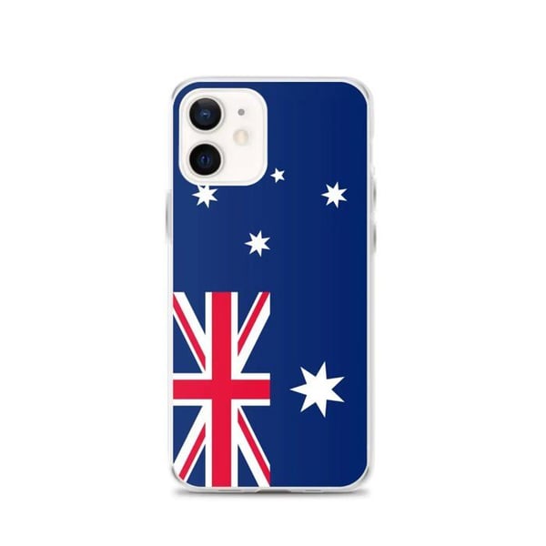 Mobilskal - PIXELFORMA - Australiens flagga - Kompatibel med iPhone 12 - Flexibel - Stötsäker